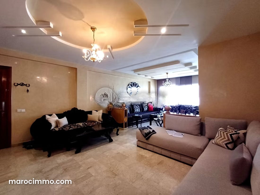 Appartement 125 m², 3 chambres, terrasse, Bourgogne, Casablanca — Casablanca