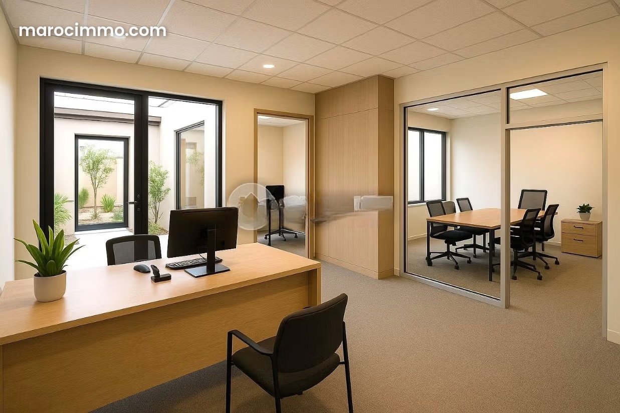 Bureau 124 m² neuf, Dar Bouazza, proche Marina Blanca — Dar Bouazza