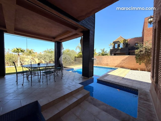 Villa à vendre 1 096 m², 3 chambres Ennakhil Palmeraie Marrakech — 4