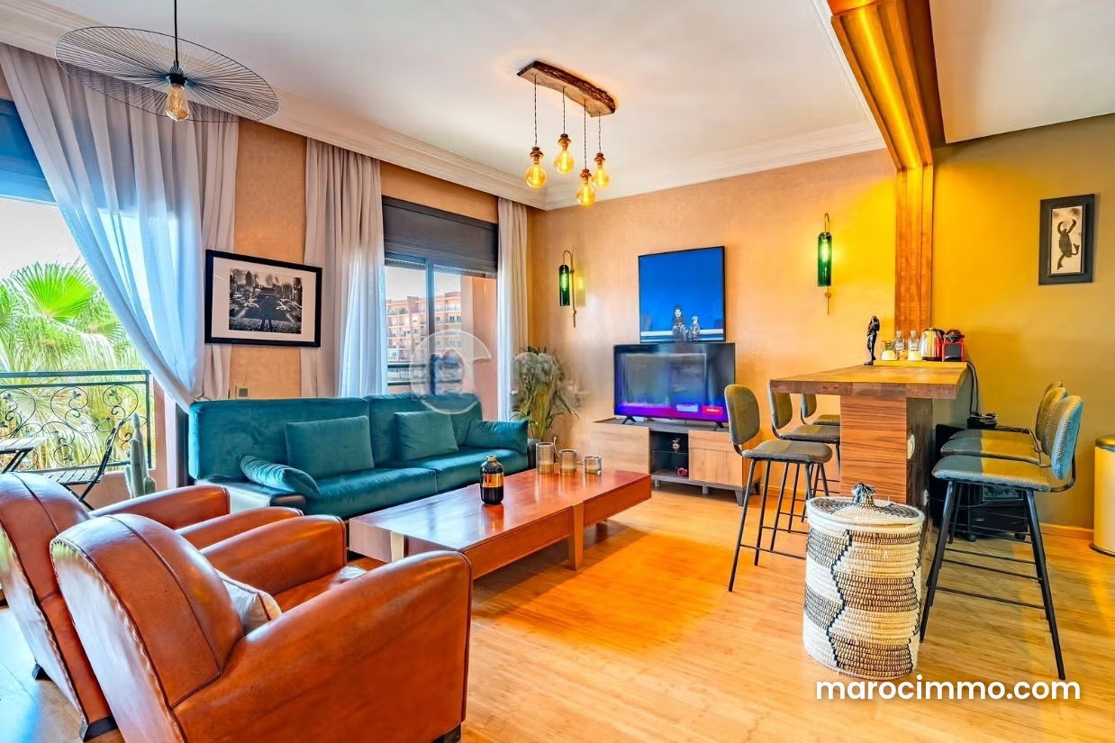 Furnished 62 m² Apartment, Hivernage, Marrakech — Marrakesh