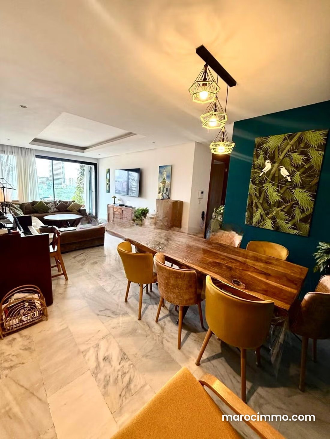 شقة مفروشة مشرقة للكراء في Casablanca Finance City — الدار البيضاء