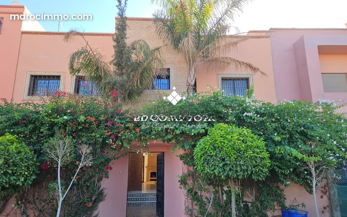 Furnished House with Pool for Rent in Jawhar, Marrakech — Marrakesh