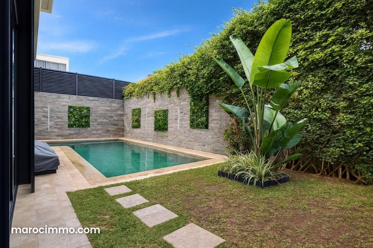 Villa neuve 420 m² avec piscine et vue mer, Dar Bouazza — Dar Bouazza