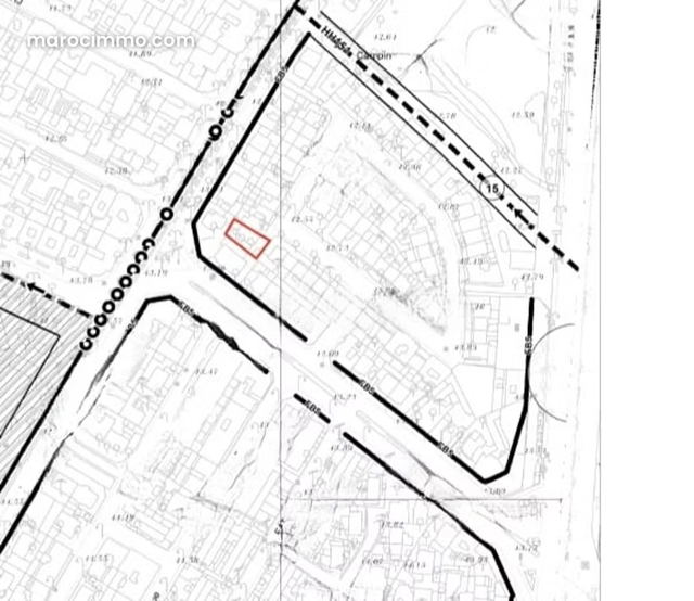 Land for sale at Ferme Bretonne Hay Arraha. Total surface 310 m² — Casablanca