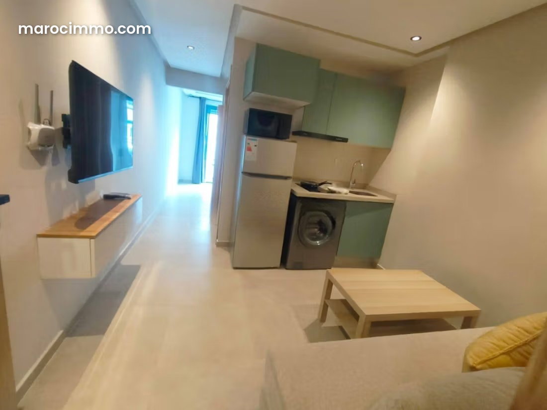 Furnished 43 sqm Studio, Anfa, Casablanca, Terrace and Elevator — Casablanca