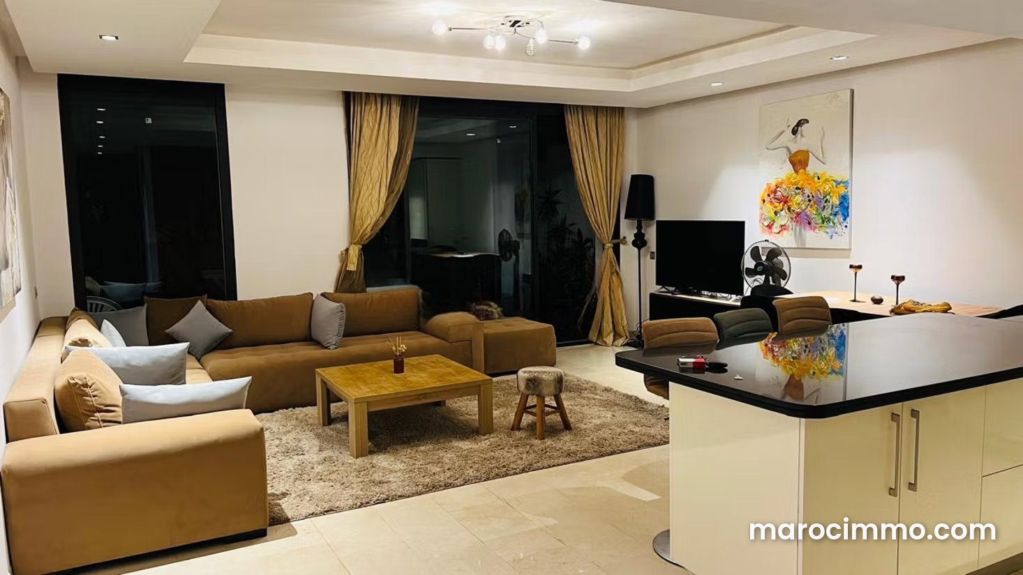 157 sqm Apartment with Private Garden, Souissi, Rabat — Rabat