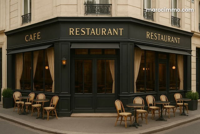 Commercial Lease: Corner Cafe/Restaurant Space in Oasis Quarter — Casablanca