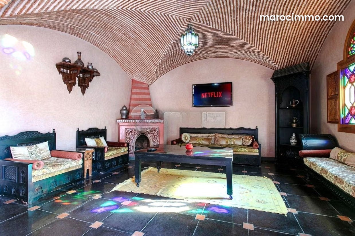 Villa meublée avec piscine à Amerchich, Marrakech — Marrakech