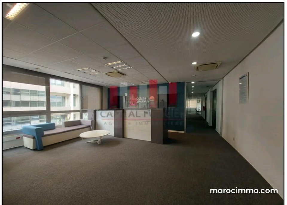 Plateau bureau premium de 420m2 à la location Bd Abdelmoumen