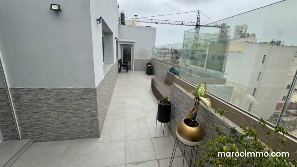 Appartement vide en location à Palmier. 3 grandes pièces. Terrasse