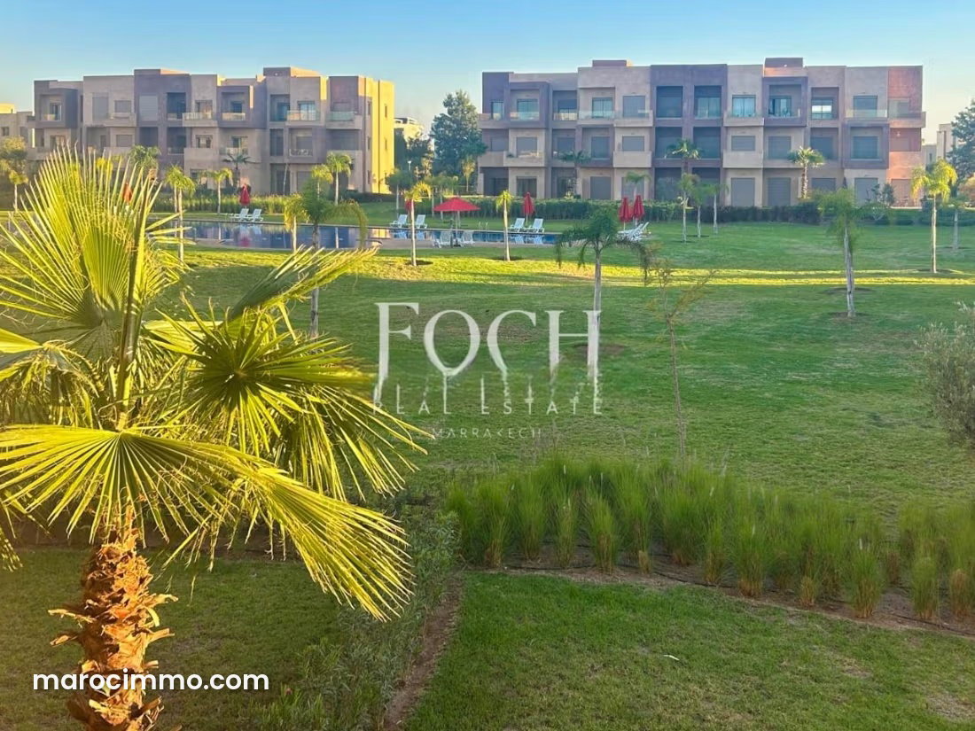 Appartement 3 chambres à louer à Agdal Marrakech avec piscine — Marrakech