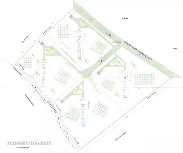 Domaine d’Exception de 4 Hectares avec 4 Villas Semi Finies sur la Route de Fès — 2