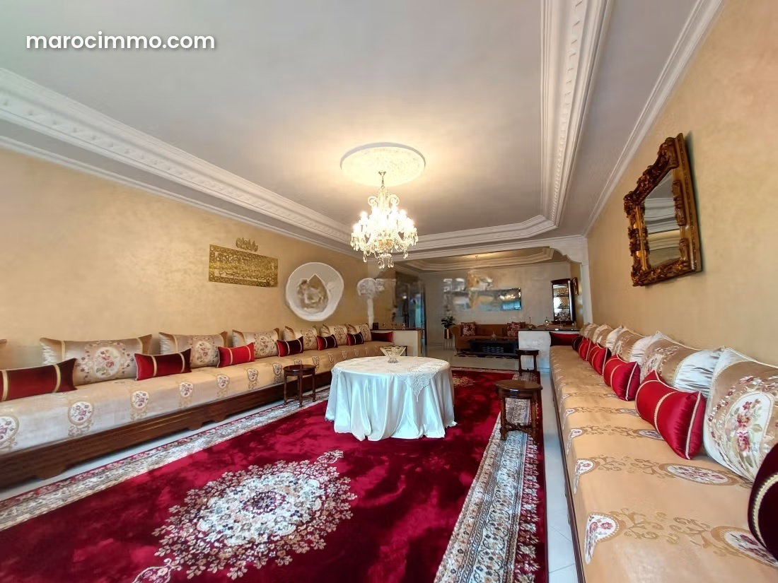 Appartement 197 m², 3 chambres, terrasse 40 m², Mers Sultan — Casablanca