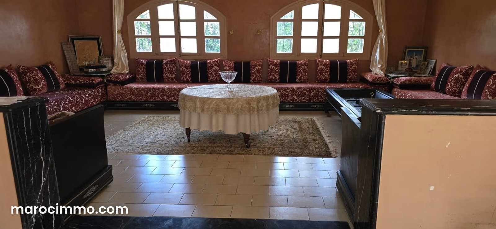 Single-Storey Villa, 400 m², 1,080 m² Garden with Swimming Pool, Hay Riad, Rabat — Rabat