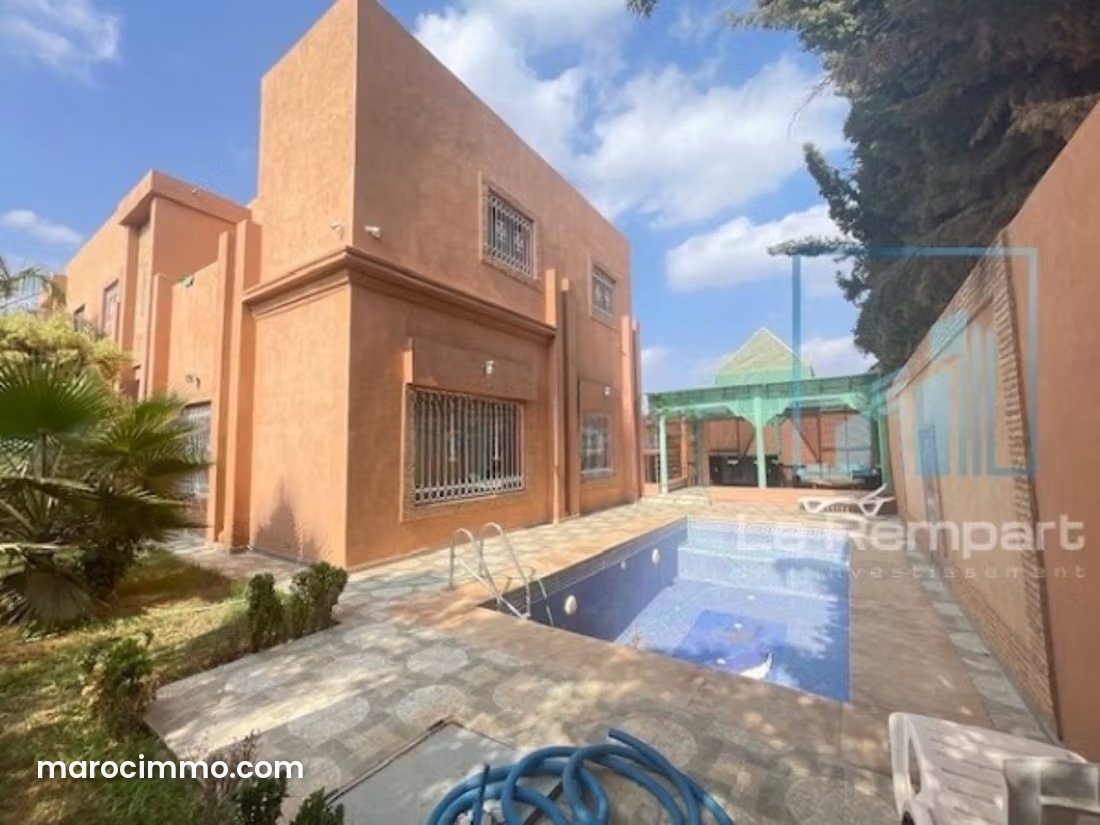 480 m² Villa with Swimming Pool and Mountain Views, Hay Targa, Marrakech — Marrakesh