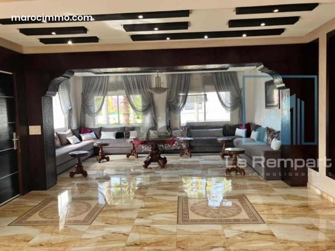Villa 6 chambres avec jardin, Bir Rami Est, Kénitra — Kénitra