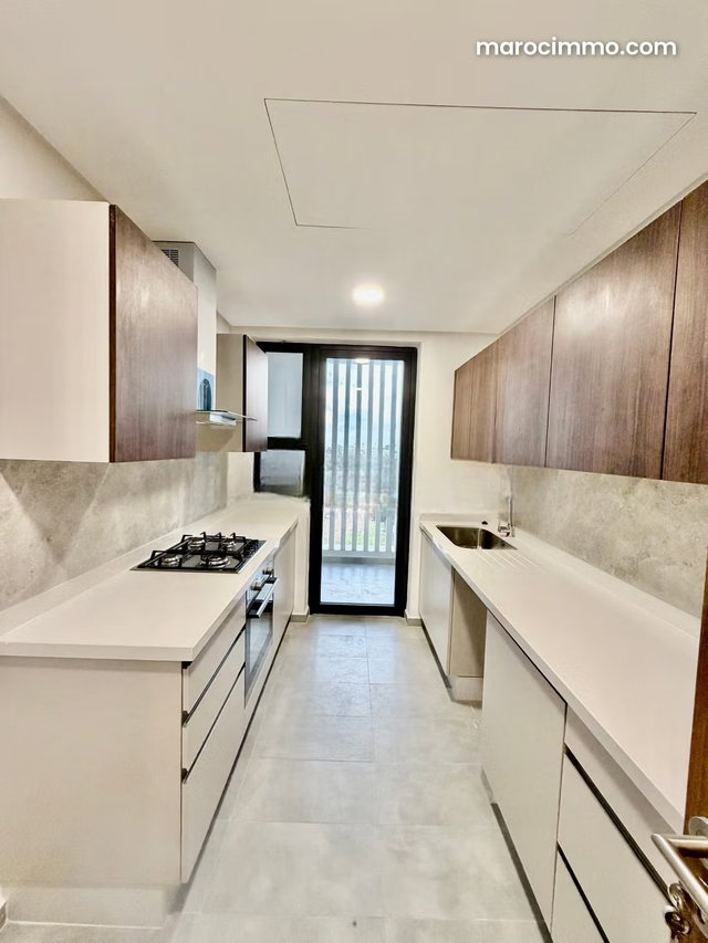 Appartement à louer à Casablanca Finance City. 2 chambres agréables. Double vitrage et porte blindée — 4
