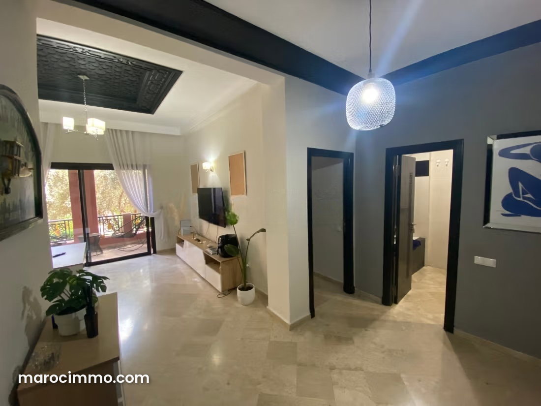 Two-Bedroom Apartment with Garden and Swimming Pool, Casablanca Road — Marrakesh