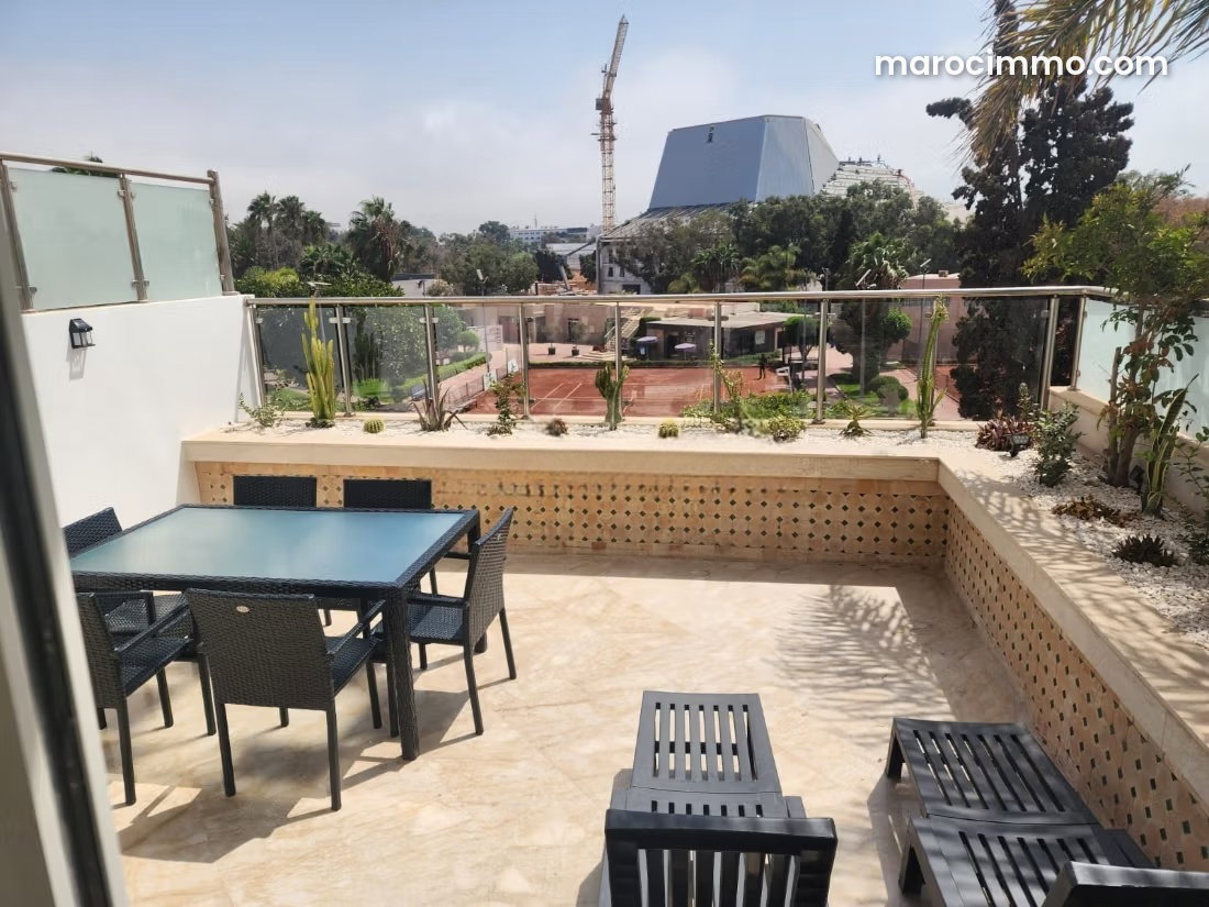 Furnished 130 sqm Apartment, 2 Bedrooms, Agadir Tourist Area — Agadir