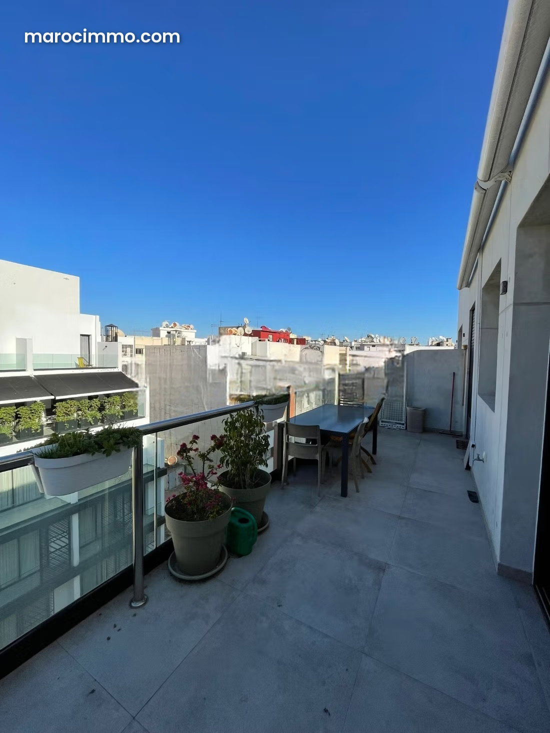 Furnished studio with terrace, Golden Triangle, Casablanca — Casablanca