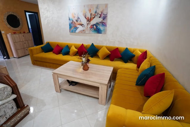 Appartement à louer à Ahrik – Martil, composé d’une chambre et de deux salons — 4