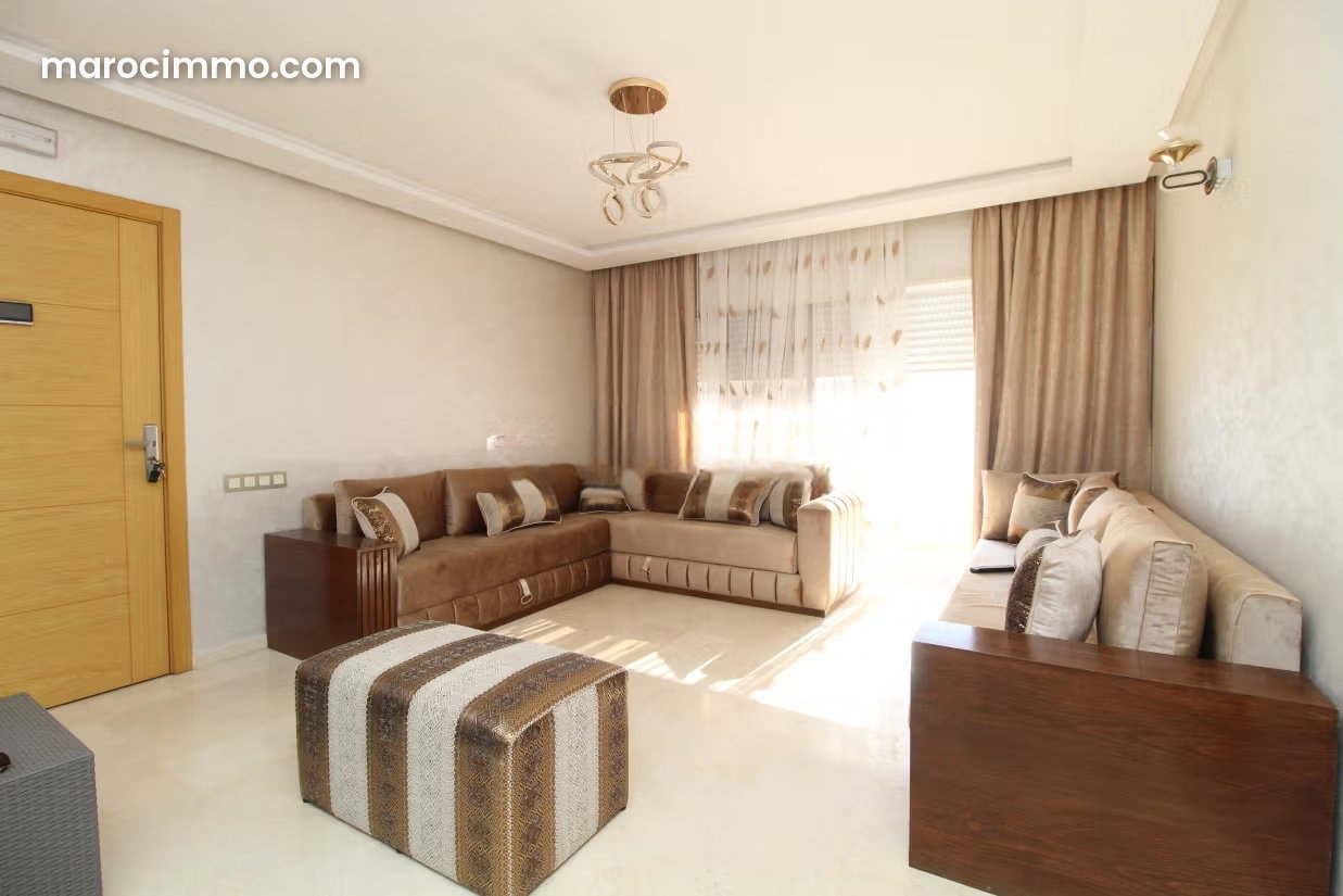 Furnished 102 sqm Apartment with Terrace and Pool in Agadir — Agadir