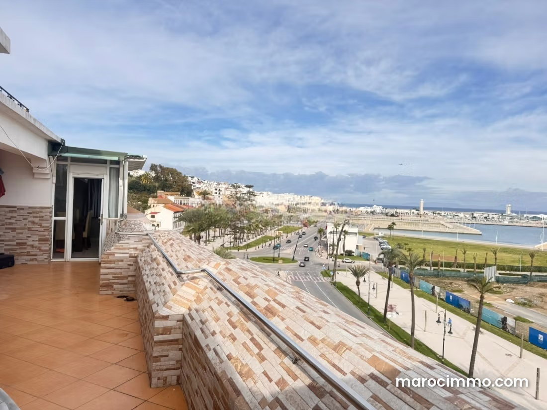 Sea View Apartment for Rent in De La Plage, Tangier — Tangier