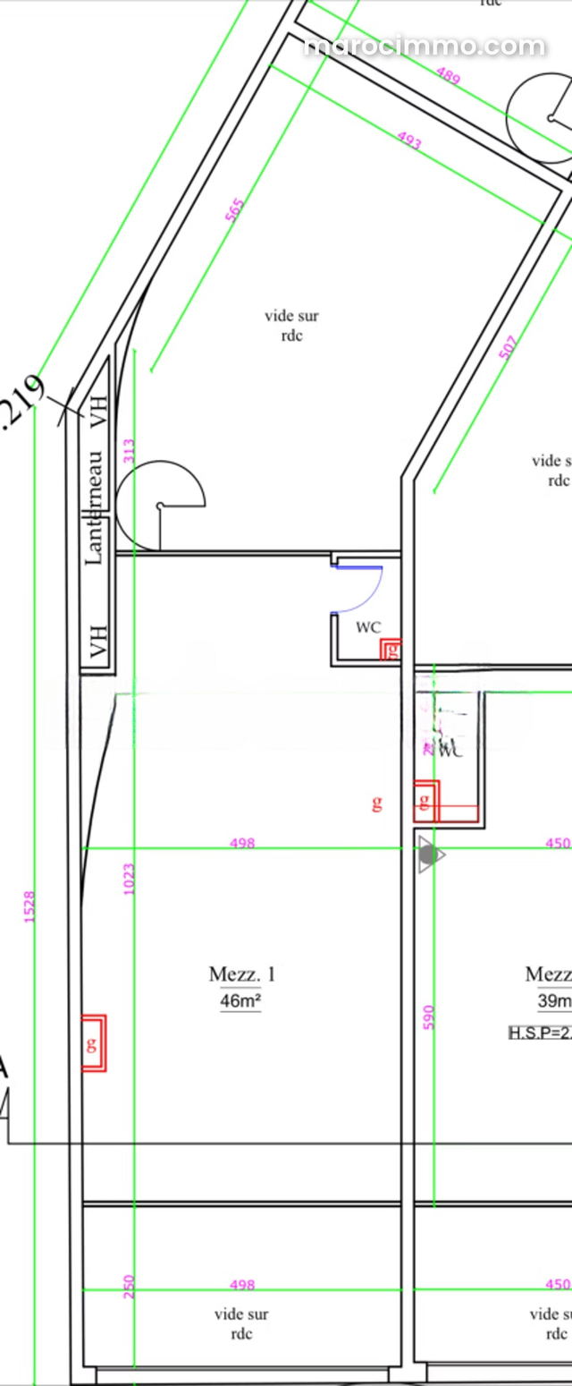 Local commercial de 150 m² à Casablanca — Casablanca