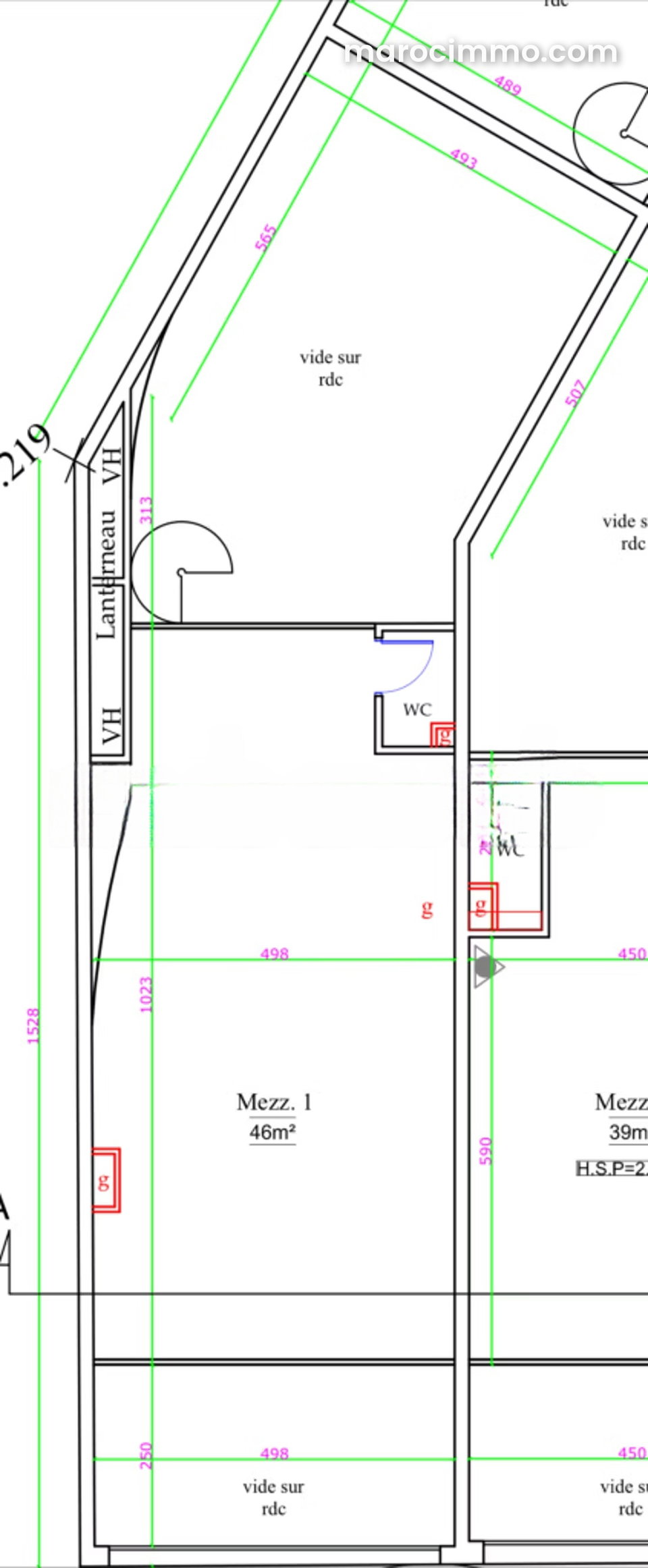 Local commercial de 150 m² à Casablanca