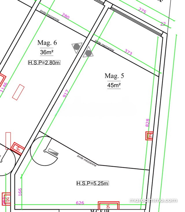 Local commercial de 66 m² à Casablanca — 2