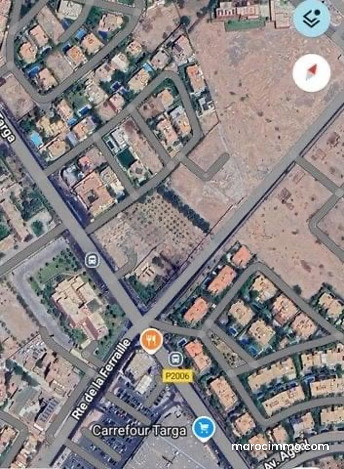1,000 m² Plot of Land on Ourika Road, Marrakech — Marrakesh