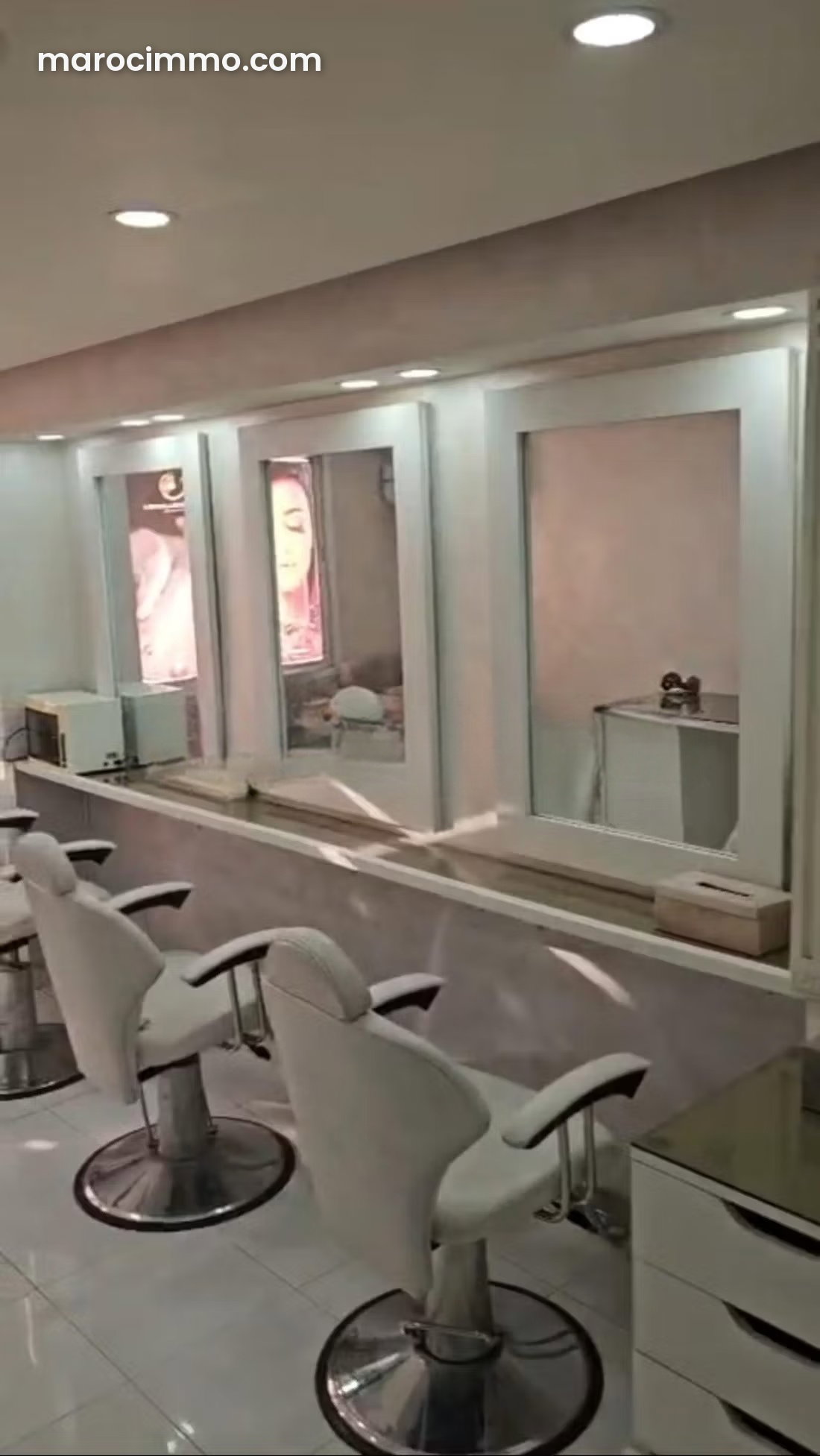 120 sqm Commercial Premises in Gueliz, Marrakech, Fitted Beauty Salon — Marrakesh