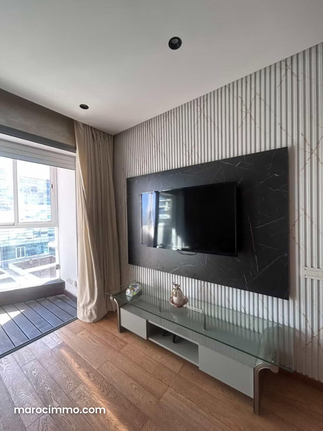 Sea-View Studio, Casablanca Marina, 56 sqm with Terrace — Casablanca