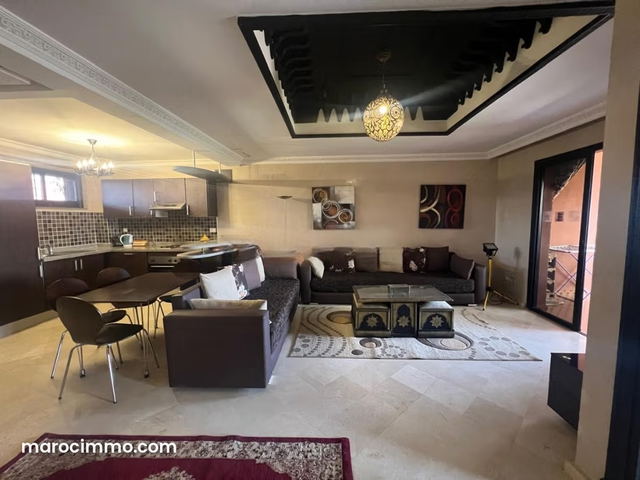 Appartement en vente à Route Casablanca. 2 grandes pièces. Parking et terrasse — Marrakech
