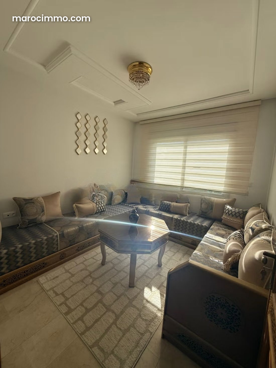 Furnished 100 m² Apartment, 3 Bedrooms, Iberia, Tangier — Tangier