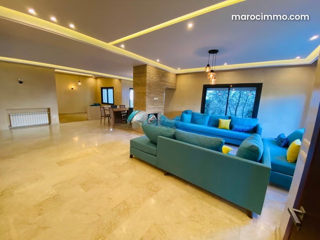 Villa de luxe semi meublée à louer à Jbel Kbir boubana — 3