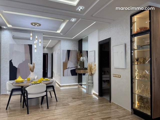 Louez cet appartement à Dar Bouazza. 2 chambres. Meublé — 5
