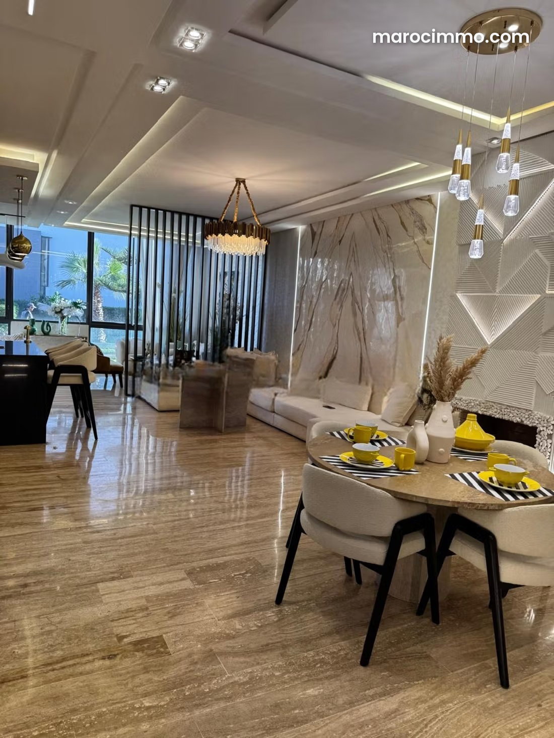 Furnished 115 sq m Apartment, 2 Bedrooms, Swimming Pool, Dar Bouazza — Dar Bouazza