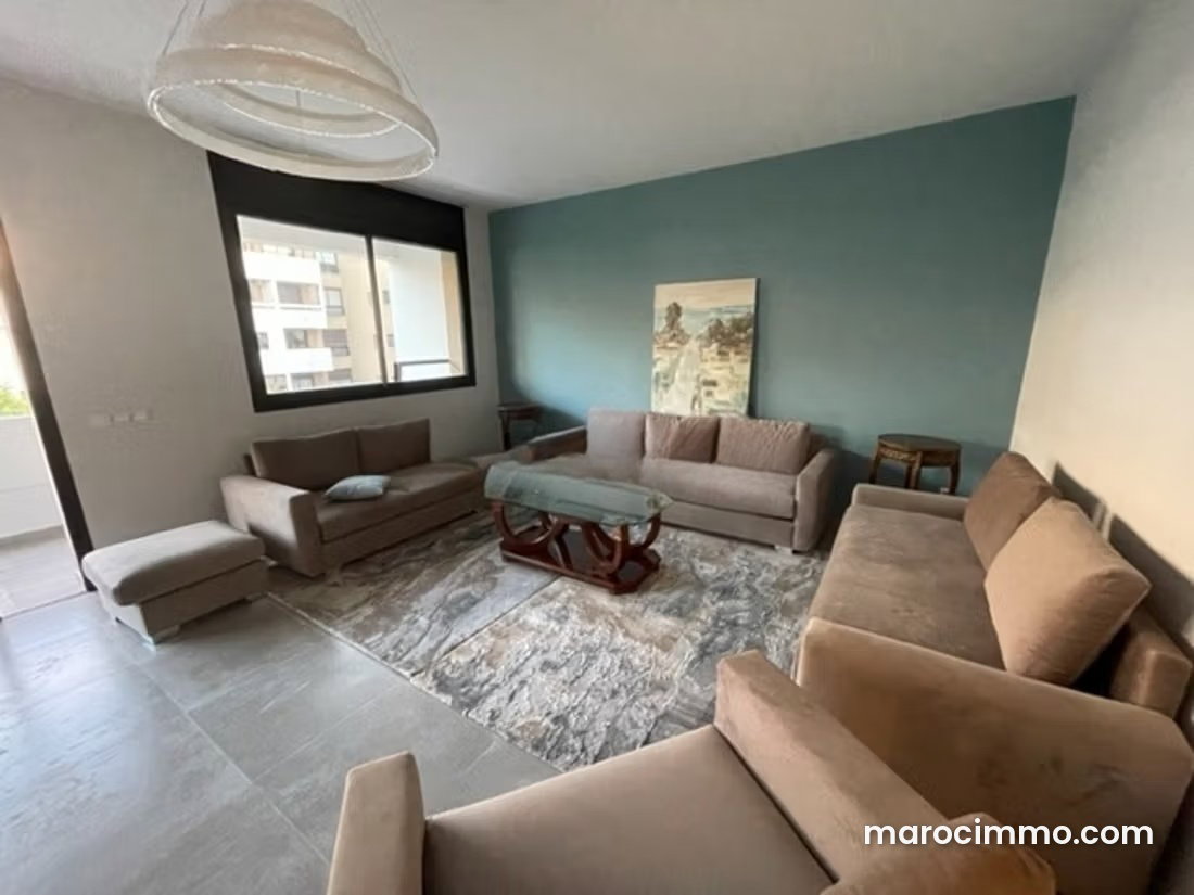 Appartement 3 chambres meublé à louer, Riyad, Rabat — Rabat