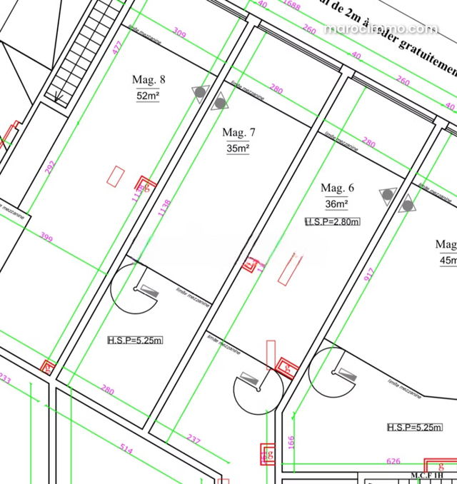 Local commercial de 51 m² à Casablanca — Casablanca