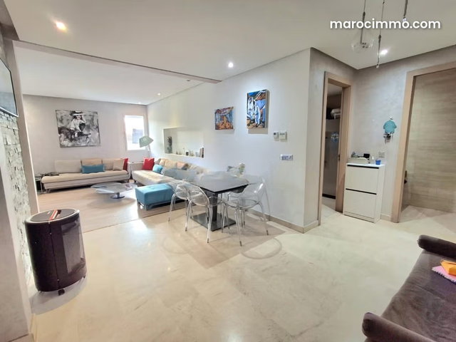 Superbe rez de jardin meublé Bouskoura ville verte — 2