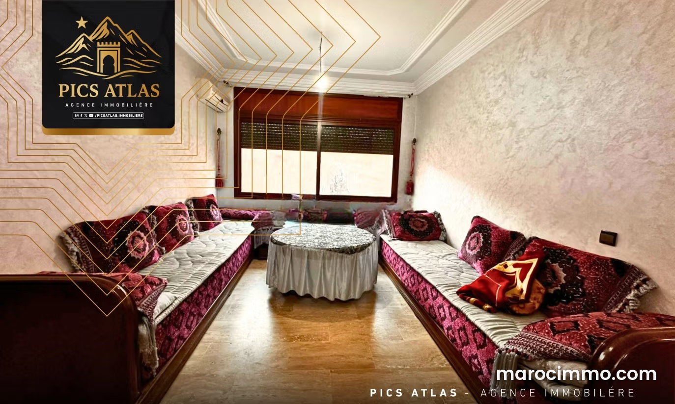 130 sqm Apartment, 2 Bedrooms, Terrace and Garage, Hay Izdihar — Marrakesh