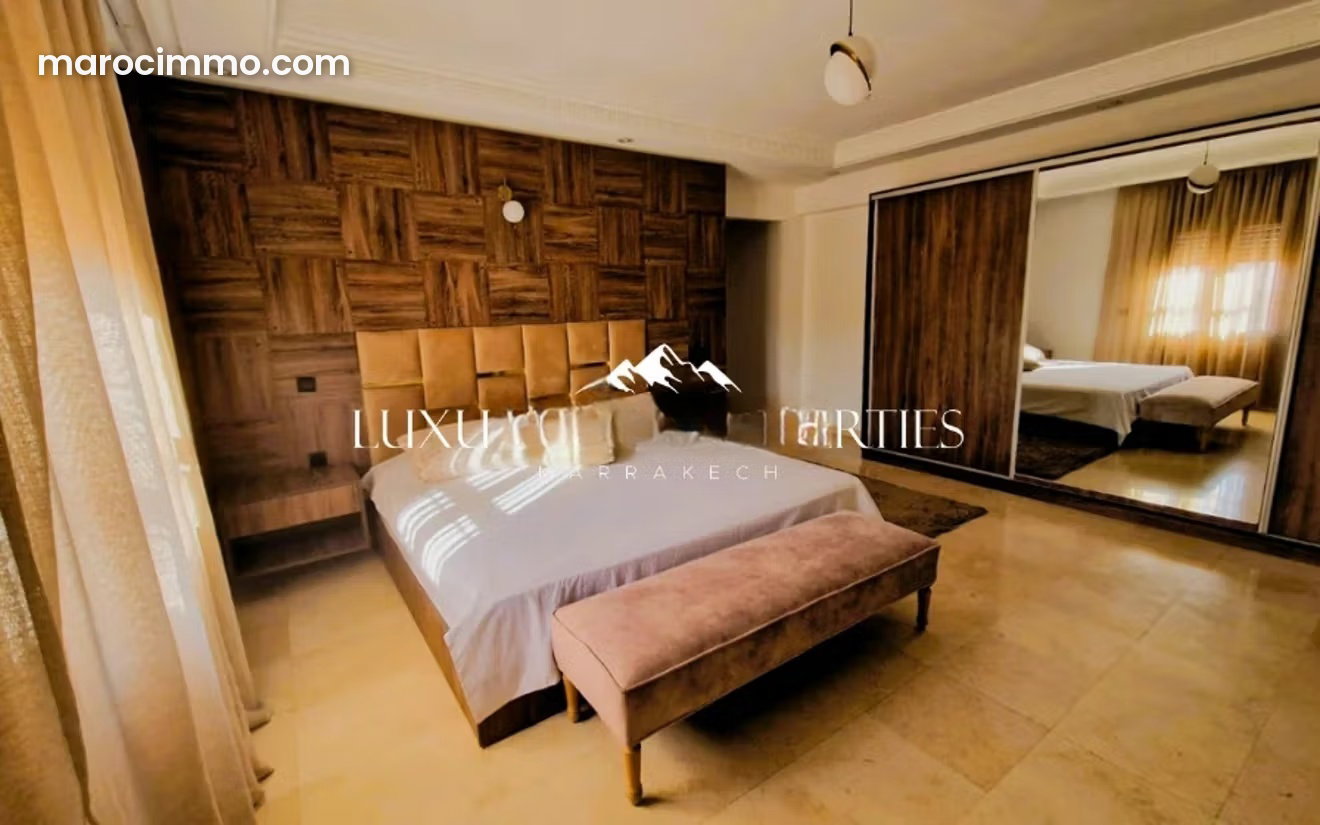 150 m² Apartment, 3 Bedrooms with Parking, Hivernage, Marrakech — Marrakesh