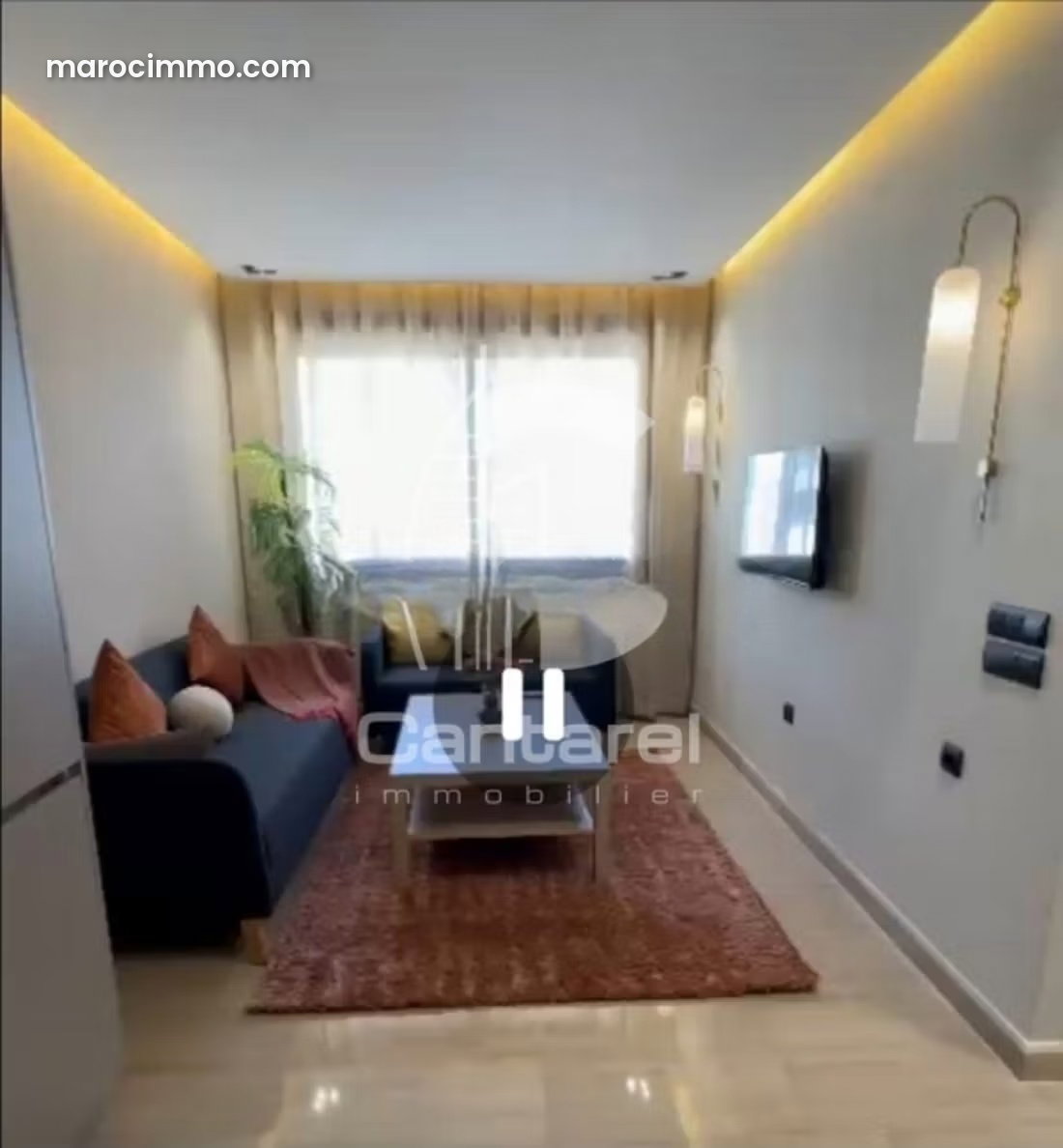 استوديو مفروش للكراء بحي ريفييرا في الدار البيضاء — الدار البيضاء