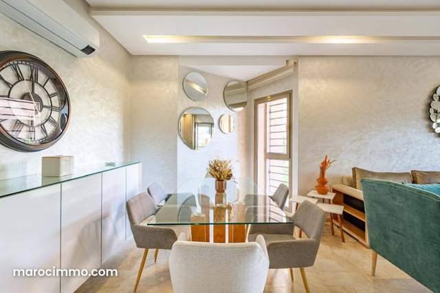 Location d'un appartement à Agdal. 3 chambres agréables. Meublé — 3