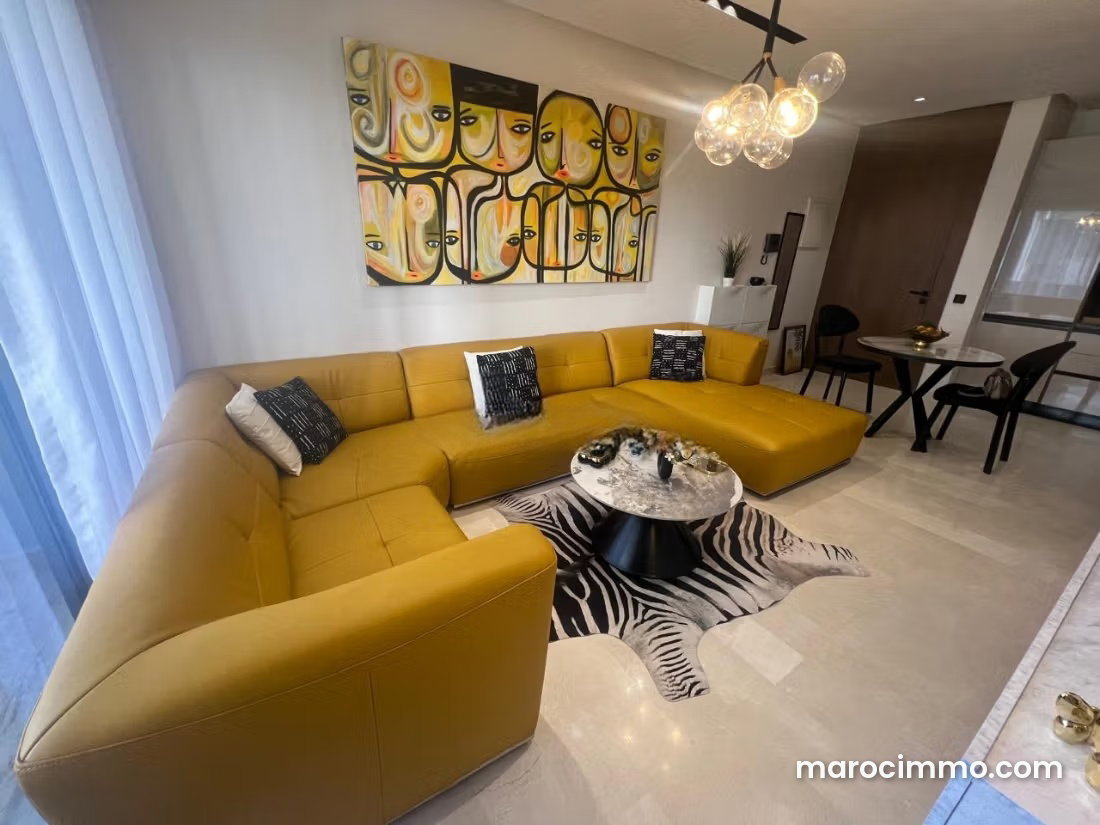 Furnished apartment with terrace for rent in Californie, Casablanca — Casablanca