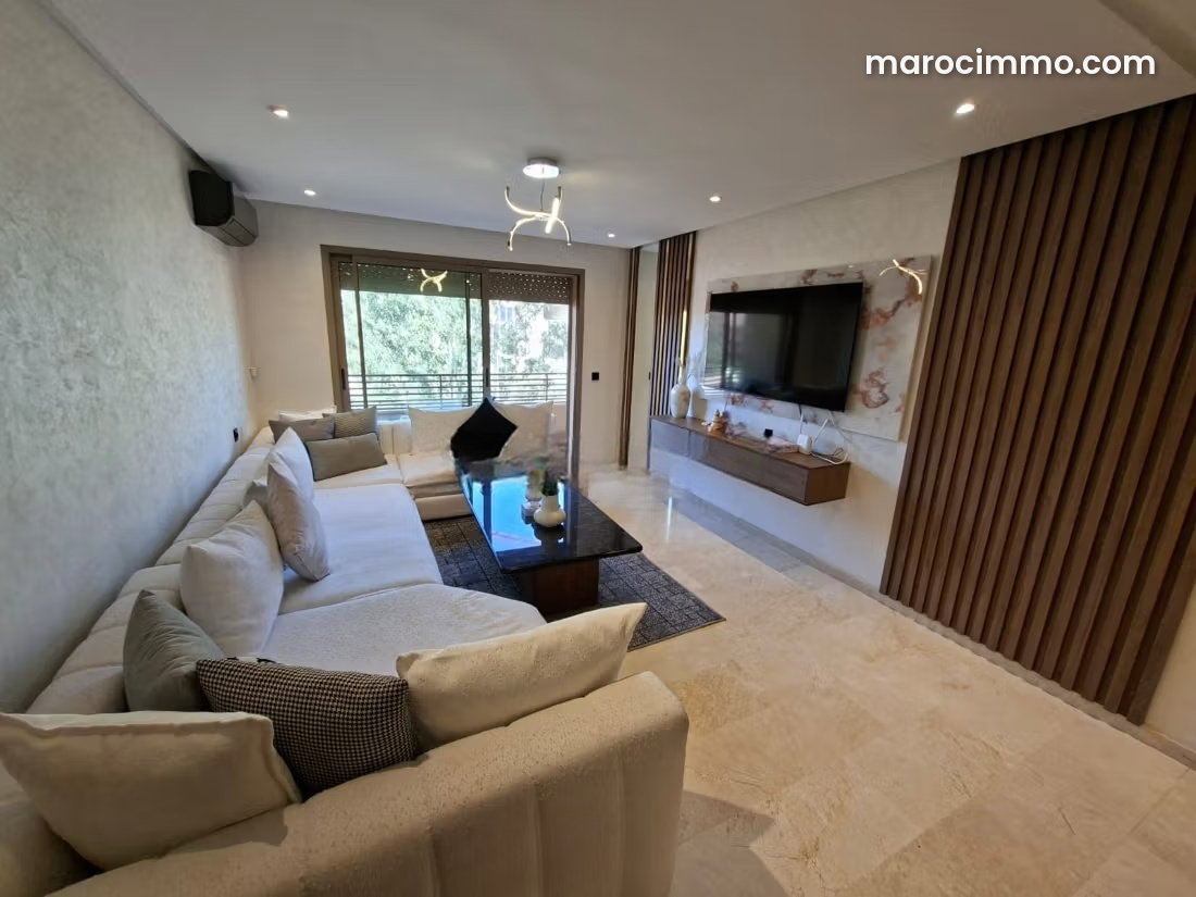 Appartement meublé avec garage et terrasse, Guéliz, Marrakech — Marrakech