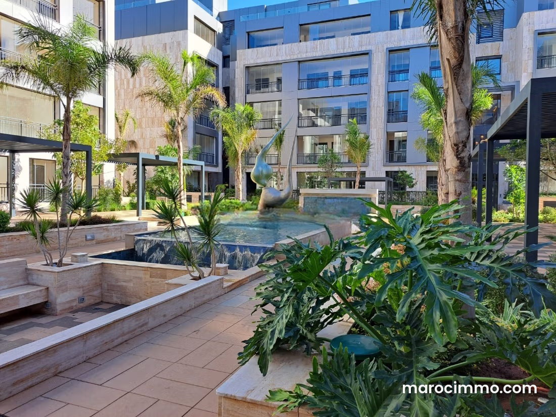120 m² Apartment, 2 Bedrooms, Souissi, Rabat — Rabat