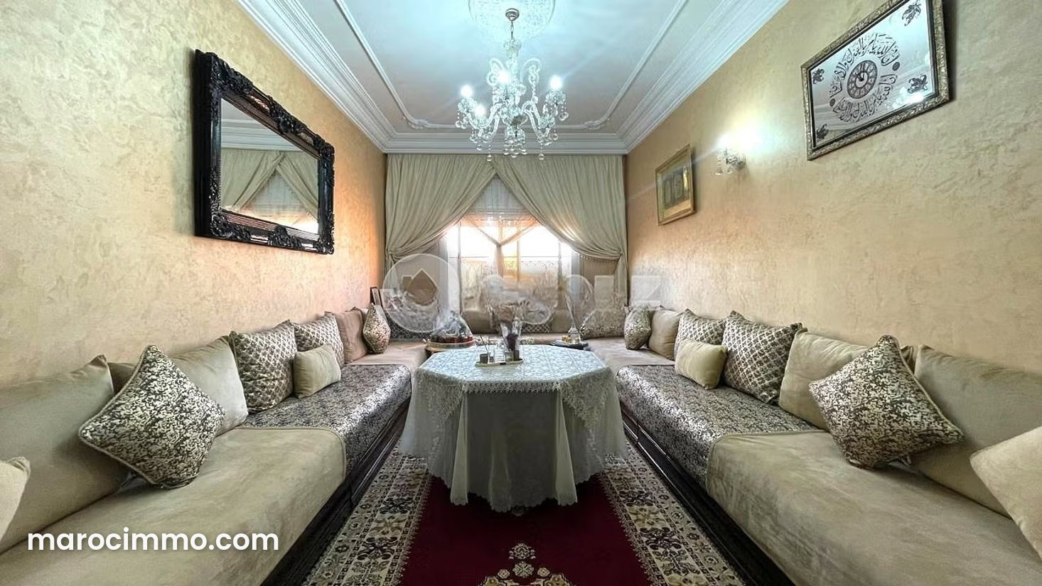 Furnished 86 m² apartment with garage, Aïn Chock, Casablanca — Casablanca