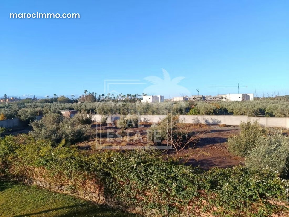 Terrain 1700 m² à vendre Route d'Ourika Marrakech — Marrakech